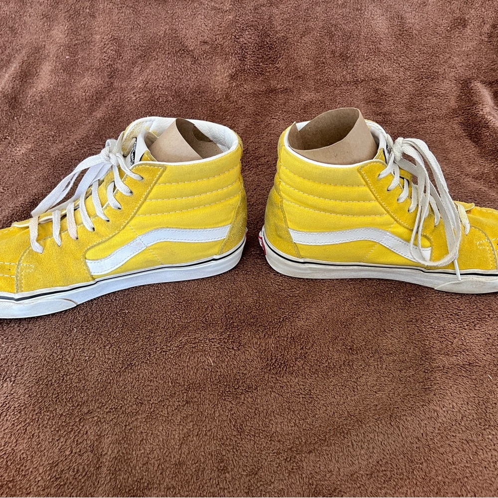 Vans Yellow High-Tops - Picture 2 of 4